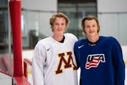 Chaz Lucius, left, played 24 games for the Gophers in 2021-22 before signing with Winnipeg. Cruz Lucius announced he’s going to Wisconsin.