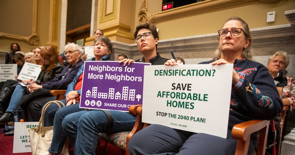 Mpls. told to cease enforcing 2040 Plan