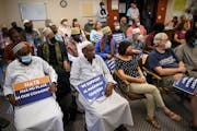 Castle Rock Town Hall was standing-room only during a public hearing concerning the Al Maghfirah Cemetery Monday, June 20, 2022 in Castle Rock Townshi