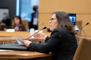Legislative Auditor Judy Randall released a report Friday on child removals and maltreatment investigations in Minnesota. Here, Randall testified befo