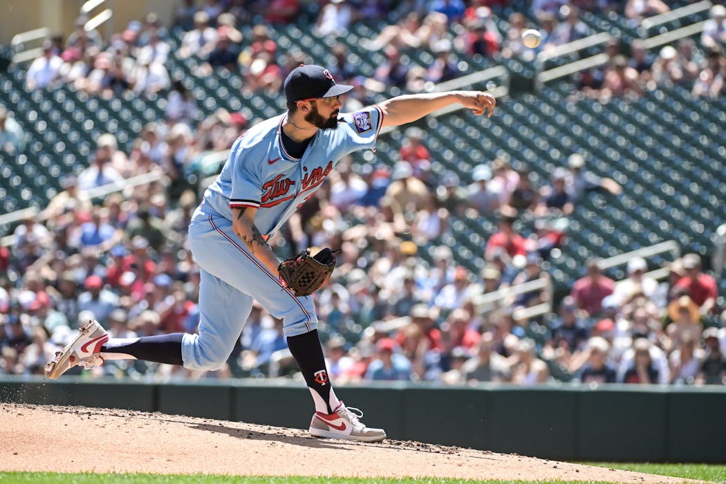 Devin Smeltzer pitched six shutout innings for the Twins on Thursday.