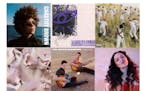 Top row: Chastity Brown’s “Sing to the Walls,” Hippo Campus’ “LP3” and KayCyy’s “Get Used to It.” Bottom: Polica’s “Madness,” 