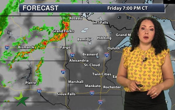 Evening forecast: Low of 71; cold front brings clouds, chances of strong thunderstorm late