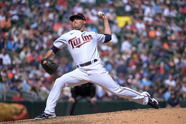 Caleb Thielbar is the only lefthander in the Twins’ bullpen after Taylor Rogers was traded during preseason.