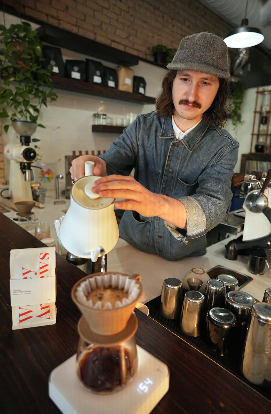 Sam Nargan of Wesley Andrews Coffee says many coffee drinkers are “blown away” by the limited edition offerings.