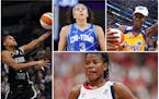 Moriah Jefferson Ileft) of the Lynx joined an exclusive group of players with Tuesday’s triple-double. She joins women’s basketball greats Candace