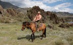 I’m Vladimir Putin and I’m on a horse. Do you want to be this guy? 