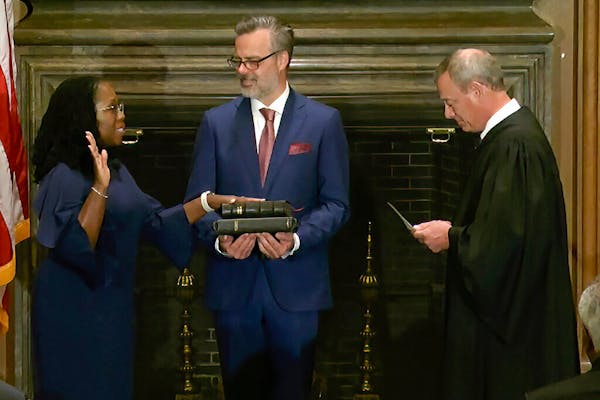 Ketanji Brown Jackson sworn in as first Black woman on Supreme Court