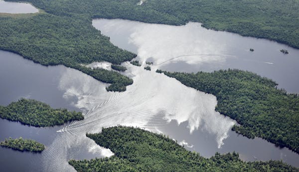 Newfound Lake in the Boundary Waters Canoe Area Wilderness. A 93-page report by the U.S. Forest Service details the risks of mining near this area.