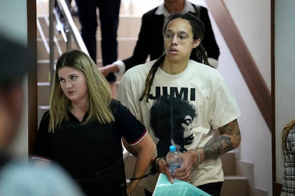WNBA's Brittney Griner goes on trial in Russia