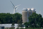 Despite steady winds, many wind turbines on the Fenton Wind Farm and elsewhere in southern Minnesota are idle from power line congestion that is leadi