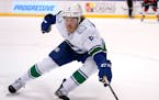 Canucks right wing Brock Boeser ha 23 goals and 23 assists in 2021-22.