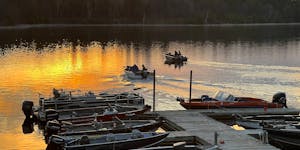 Two boats with eager anglers departed the dock at McArdle’s Resort on Lake Winnibigoshish early May 14 for the Minnesota Fishing Opener. Lund and Cr