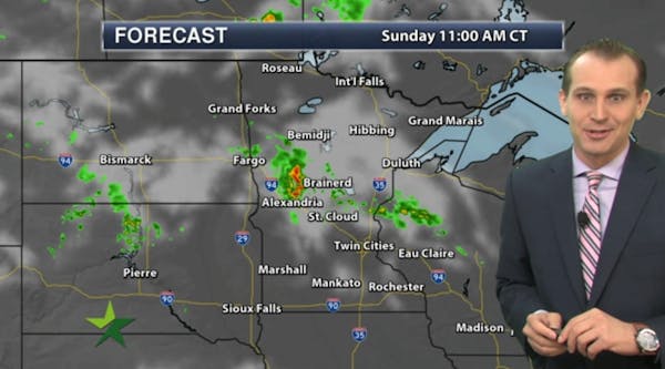 Morning forecast: Chance of thundershowers, high 87