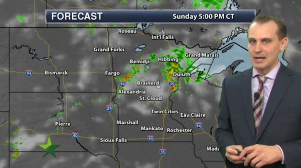 Afternoon forecast: Chance of thundershowers, high 87