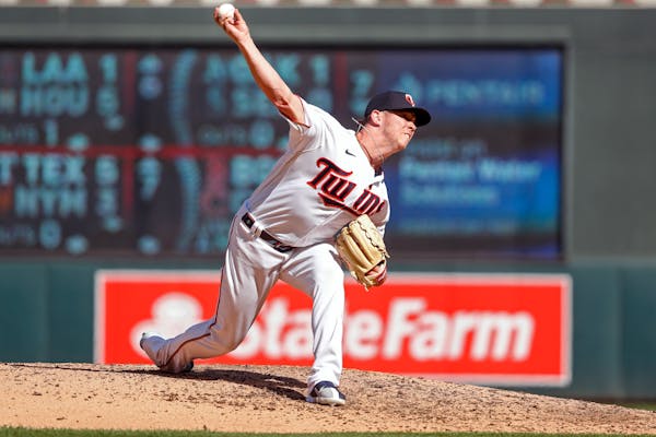 Twins reliever Emilio Pagan struck out two of the three Baltimore hitters he faced in the ninth inning Saturday, then came away with the victory when 