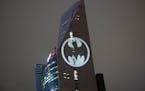 This “bat signal” was on display in Mexico City. Could we borrow it?