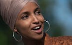 Rep. Ilhan Omar, D-Minn., speaks on July 25, 2019, at the Capitol in Washington, D.C. A federal court judge on Wednesday sentenced a 67-year-old Flori