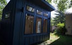 Lars Leafblad has hired an architect to build a back yard office part of a trend of working at home more since the start of the pandemic in Shoreview,