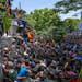 Protesters storm the Sri Lankan Prime Minister Ranil Wickremesinghe’s office, demanding he resign after president Gotabaya Rajapaksa fled the countr
