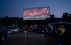 Cars were spread out at 50 percent capacity for a double feature at the Vali-Hi Drive-in theater in Lake Elmo in 2020.