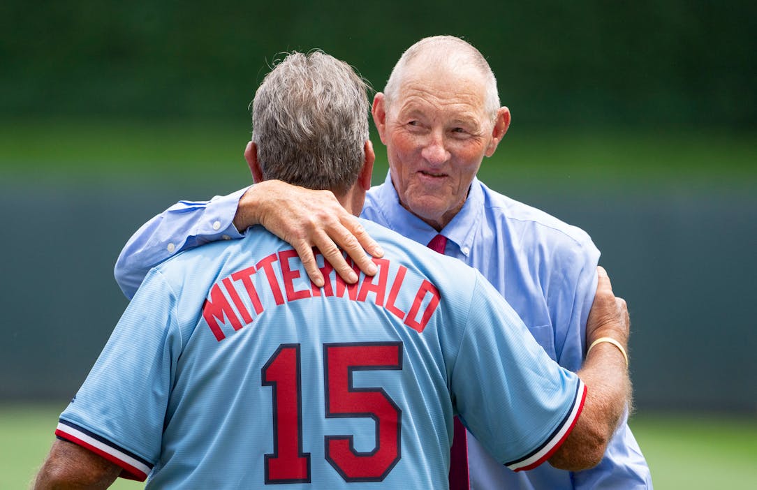 Minnesota Twins legend Jim Kaat jersey retirement ceremony 