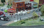 Inspired by the Circus World Museum in Baraboo, Wis., the display at the Twin City Model Railroad Museum in St. Paul features a large collection of tr
