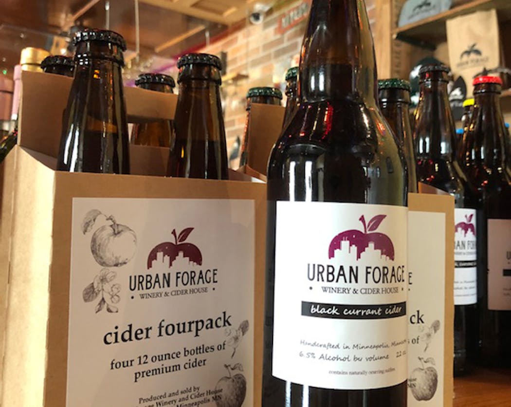 Urban Forage Winery and Cider House in Minneapolis won a medal for its Black Currant Cider. 