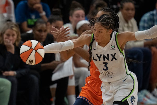 Lynx forward Aerial Powers (3, shown against Connecticut earlier in July) scored 25 points in a 92-85 victory over Atlanta on Thursday night.