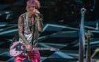 Machine Gun Kelly took the stage at Xcel Energy Center in St. Paul on Thursday. 