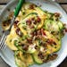 This take on a Spanish salad uses zucchini and summer squash at their early best.
