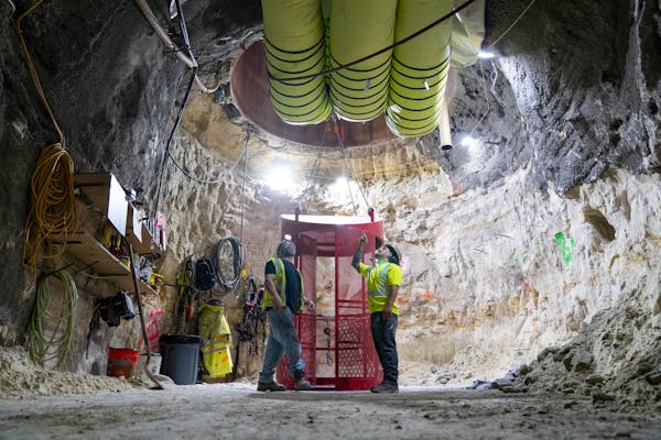 Inside new tunnel being dug under downtown Minneapolis