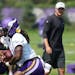Dalvin Cook practiced taking handoffs from Kirk Cousins during Tuesday’s practice.