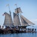 The Pride of Baltimore II sailed into the Two Harbors harbor Thursday during the Grand Parade of Sail on the first day of the Lake Superior Festival o