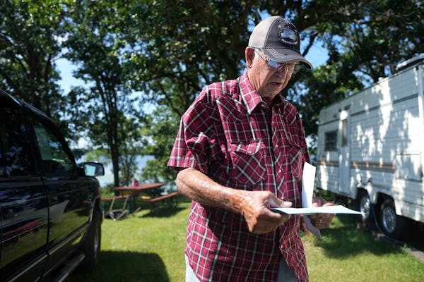 The assessment on Bruce Anderson’s lot on West Leaf Lake in Otter Tail County doubled in just one year.