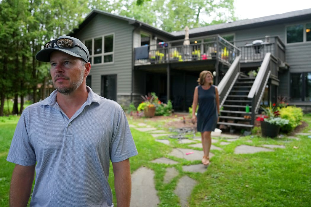 The value of Adam and Kathy Pavek’s home on Pokegama Lake near Grand Rapids went up 86%. “It’s probably fair,” Adam said.