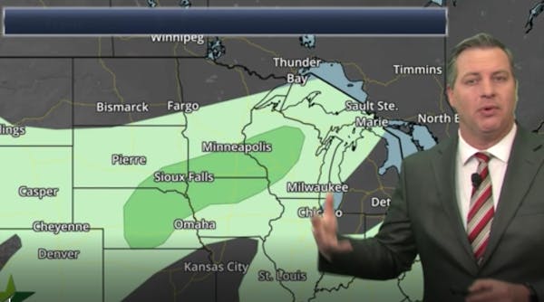 Evening forecast: Showers likely then chance of thunderstorms