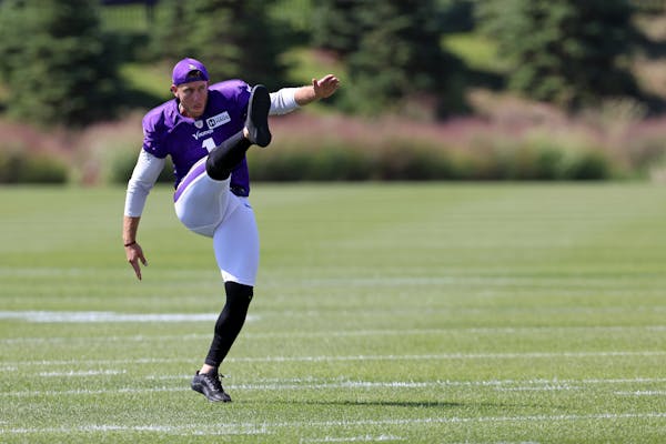 Vikings coach Kevin O’Connell said kicker Greg Joseph is “kind of in the zone right now.”