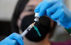 A registered nurse prepared a dose of monkeypox vaccine at the Salt Lake County Health Department Thursday, July 28, 2022, in Salt Lake City. 