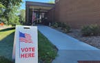Edison Administrative Building, the district offices for Rochester Public Schools, was one of 46 polling places in Rochester, Minn., on Tuesday, Aug. 