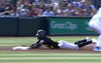 MLB player slides into third base — and loses phone along the way