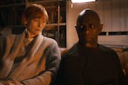 Tilda Swinton is a lonely academic who is granted wishes by the genie Idris Elba in “Three Thousand Years of Longing.” 
