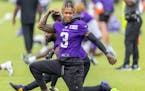 Cam Dantzler is listed as a starting cornerback on the Vikings’ first depth chart of training camp, but that may change. 