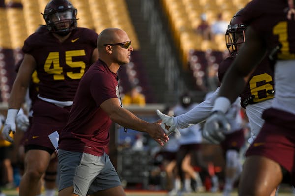 Fleck pleased with energy, competition at U's public practice