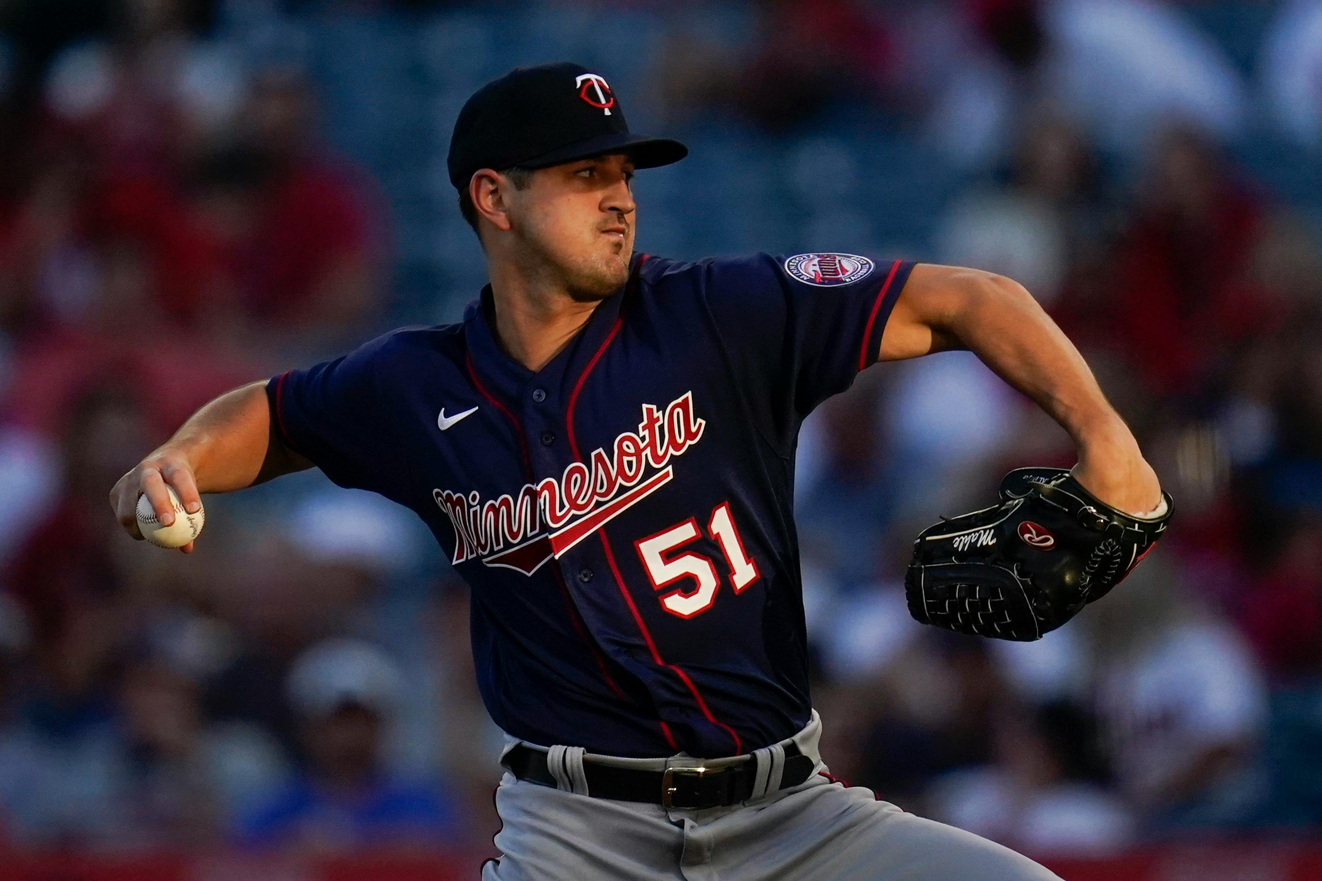 Tyler Mahle, three relievers combine for four-hit shutout as Twins top Angels 4-0