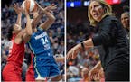 With Sylvia Fowles’ retirement, the Lynx become Napheesa Collier’s team (left), but Cheryl Reeve has her work cut out for her as general manager t