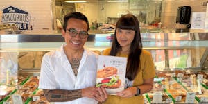 Vegan butcher shop founders and siblings Kale Walch (left) and Aubry Walch are the co-authors of ‘The Herbivorous Butcher Cookbook’
