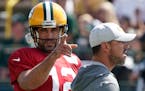 Packers quarterback Aaron Rodgers on the offense’s camp struggles: “A lot of mental errors, a lot of pre-snap penalties. Kind of been the theme of