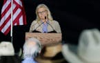 Rep. Liz Cheney, R-Wyo., speaks Tuesday, Aug. 16, 2022, at a primary Election Day gathering in Jackson, Wyo. Cheney lost to challenger Harriet Hageman