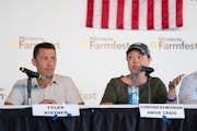 Second Congressional District candidates Tyler Kistner and Rep. Angie Craig debated at Farmfest on Aug. 2.